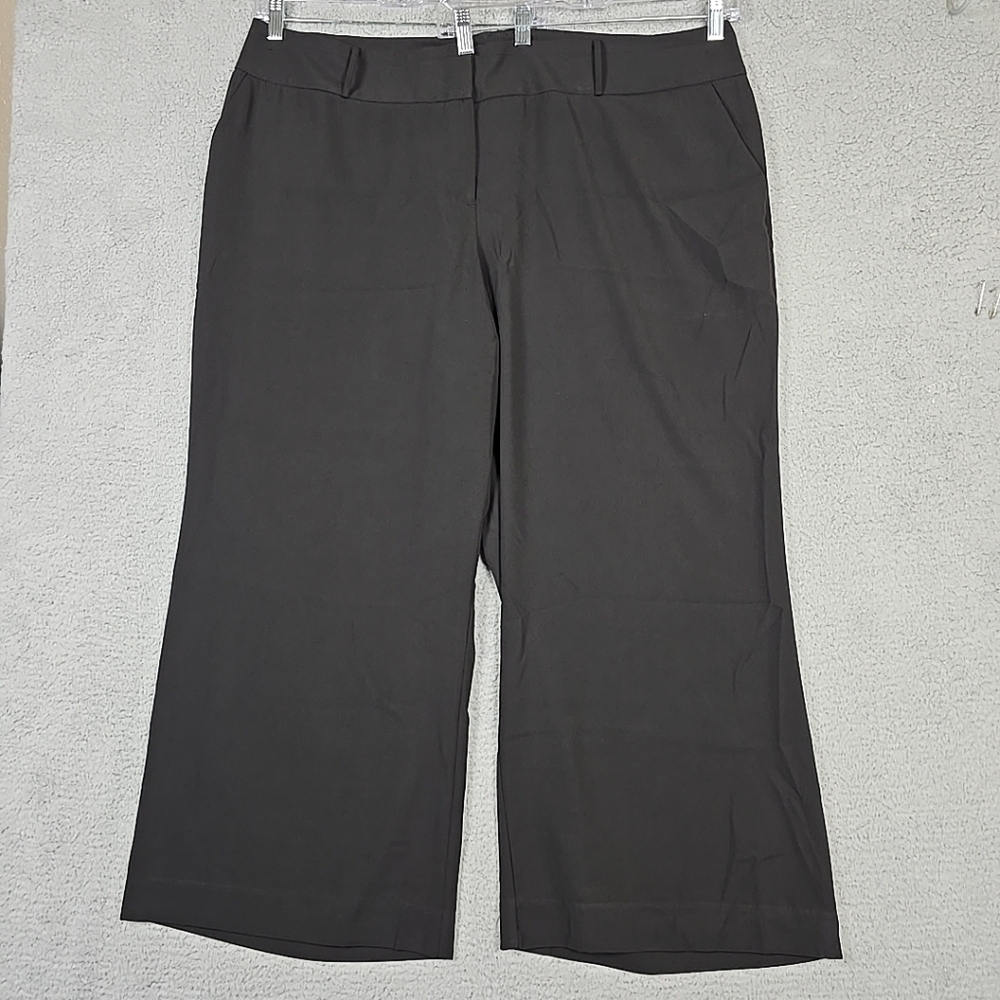 Lane Bryant Dress Pants Womens Petite Size 24 Black Casual light with packets